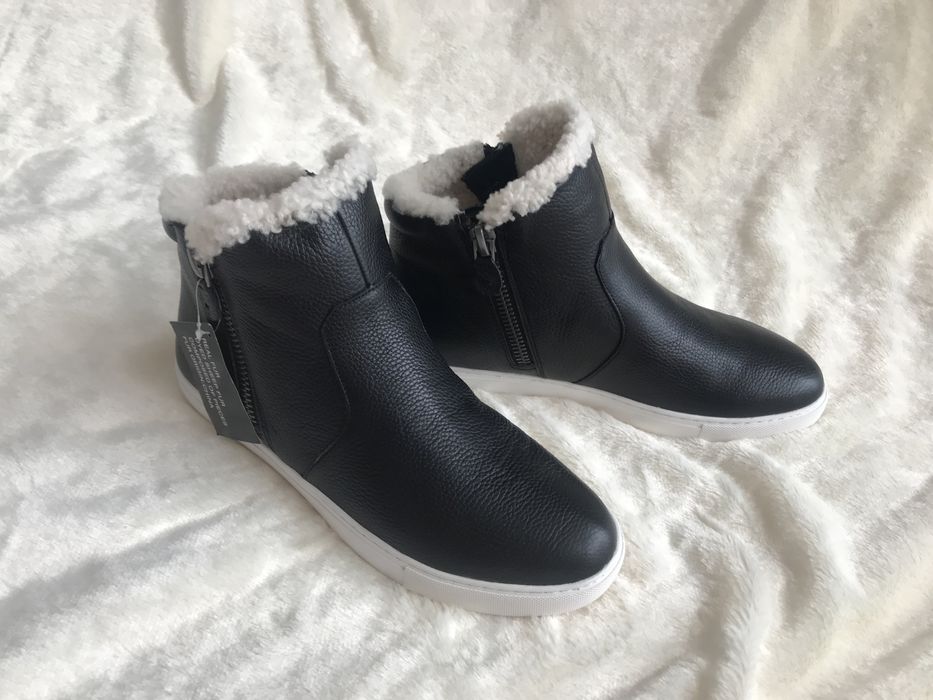 Зимові шкіряні черевики, снікерси. Kenneth Cole