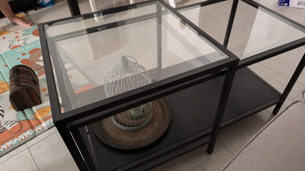 Mesa de centro e apoio VITTSJÖ (IKEA)