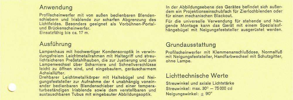 Projector recorte EMIL Niethammer Enispot HPS200/230 2KW