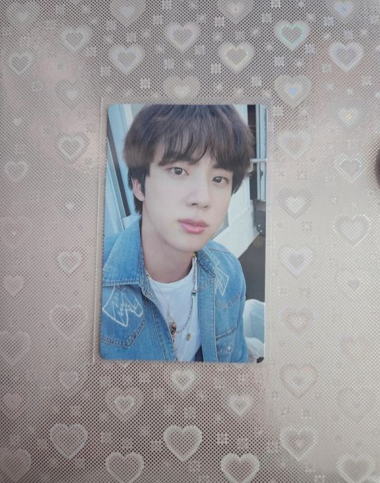 bts jin memories 2021 dvd kpop photocard