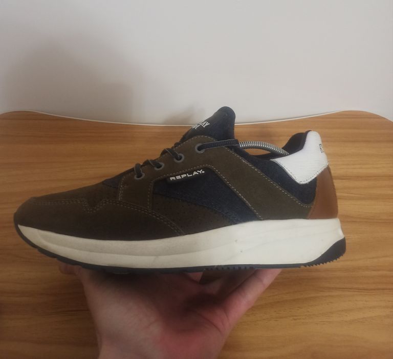 Чоловічі Кросівки Replay Оригінал  Натуральна замша Розмір 43-27,5см