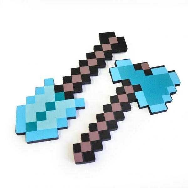 Набір зброї Сокира та Лопата з майнкрафт (minecraft)