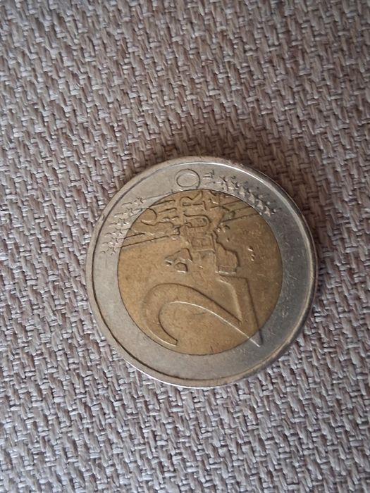 Moeda rara : 2 euros Beatrix Koning der Neterlanden (ano 2000)