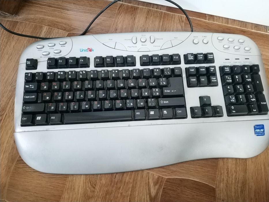 Клавіатура комп'ютерна мультимедійна unitek клавиатура ps2 компьютерн ...