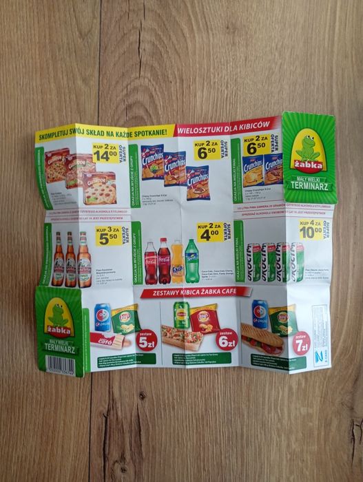 Kolekcjonerski terminarz Żabka – Mały Wielki Terminarz, retro/vintage
