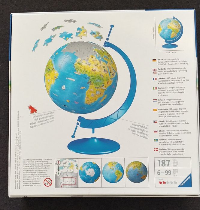 Puzlle3d Globus-Ravensburger