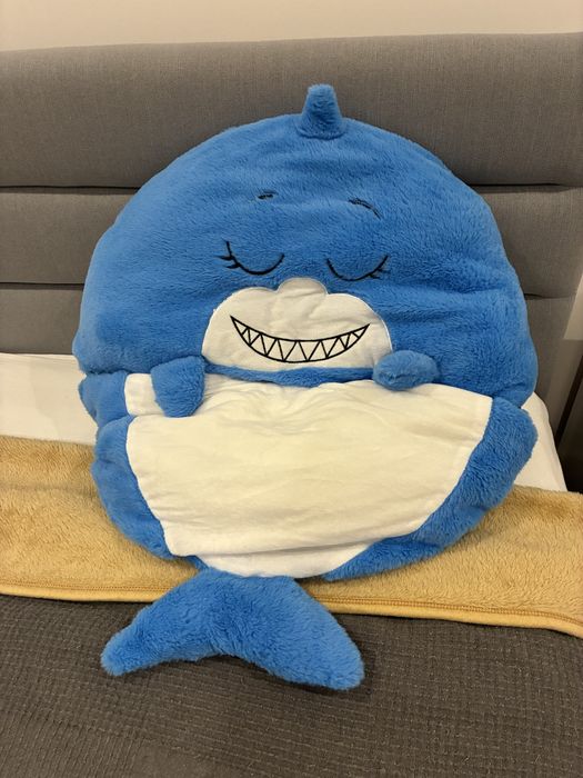 Saco Cama Infantil Formato Tubarão