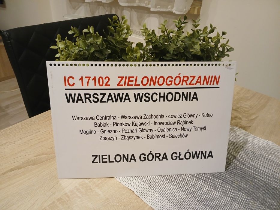 Tablice relacyjne PKP InterCity