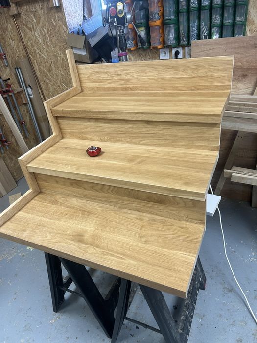 Schody trepy stopnie dębowe