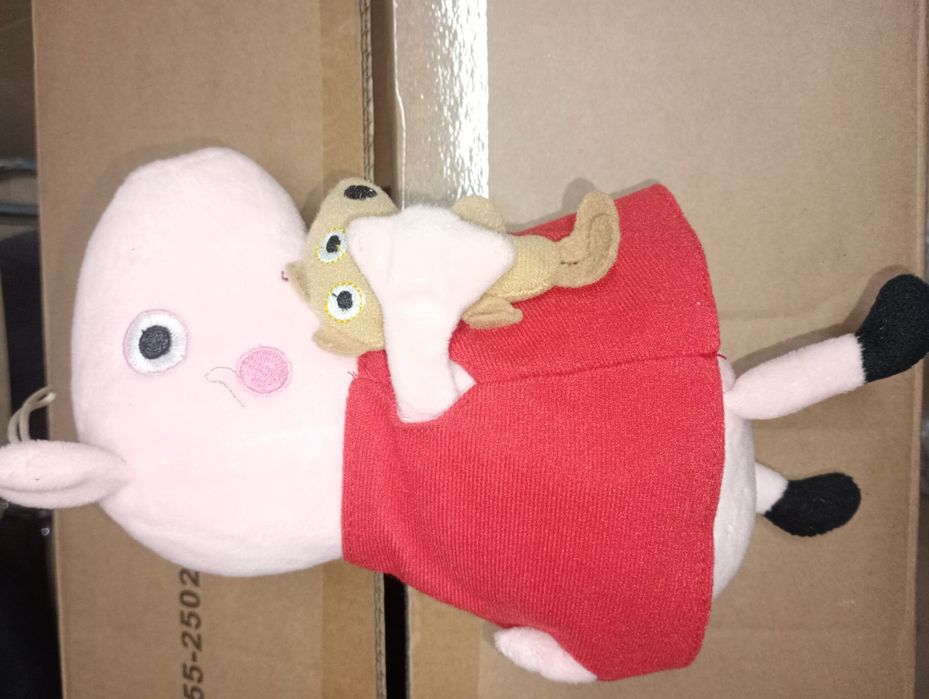 Świnka Peppa maskotki Tata Świnka George