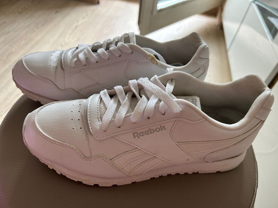 Białe damskie reeboki 38