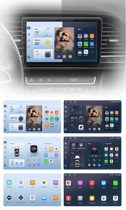 Radio Android 9” CarPlay Android Auto – Seat Leon MK3 2012–2020 PL