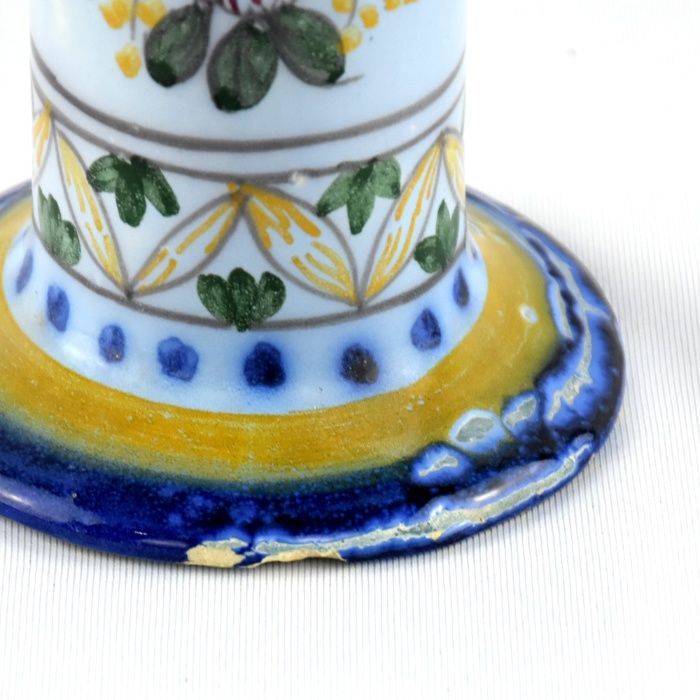 Jarra Canudo Faiança Estatuária, Coimbra, Frutuoso, pintada à mão