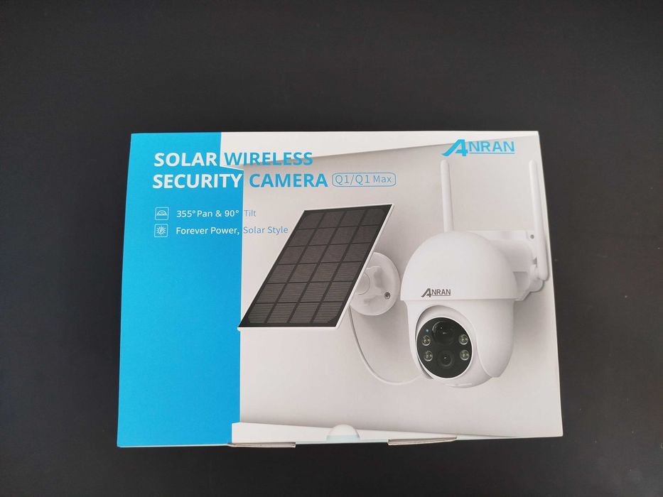 Câmara de Vigilância sem fios rotativa + Painel Solar – NOVA