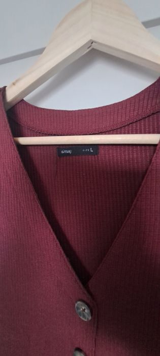 Sukienka prążkowana L