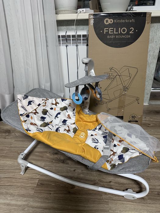 Шезлонг-гойдалка Kinderkraft Felio