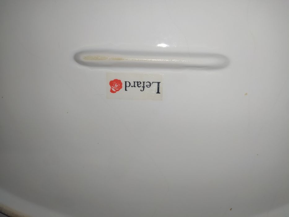 Блюдо сервірувальне біле Lefard,фарфор