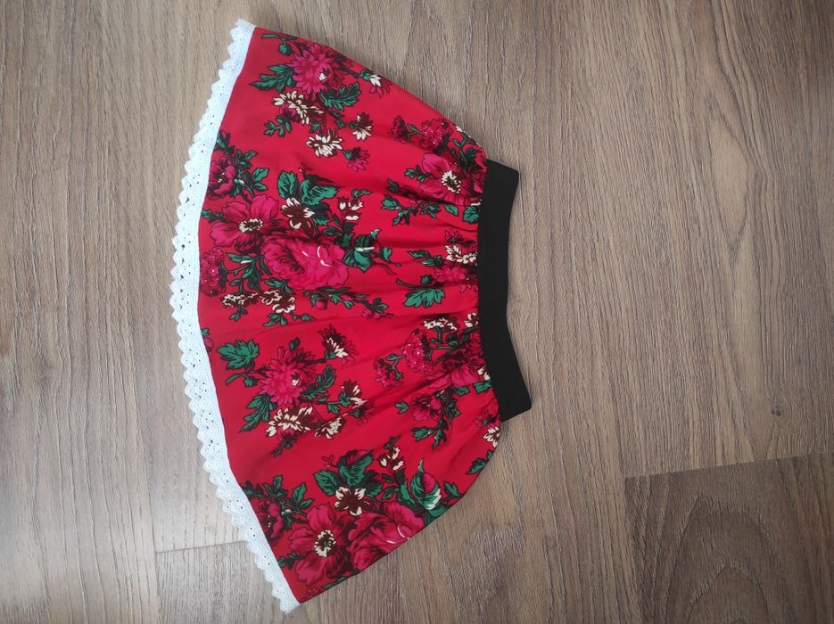 Spódnica spódniczka 92 98 krakowska krakowianki góralska i Zara tiul