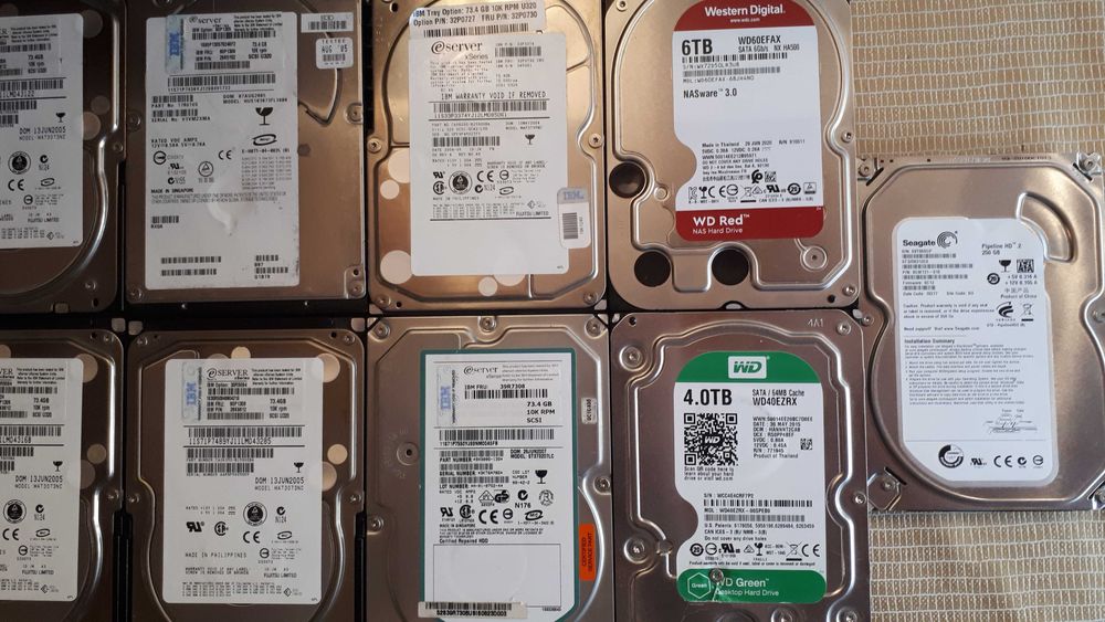 Discos SCSI / SATA Avariados64738832226307122