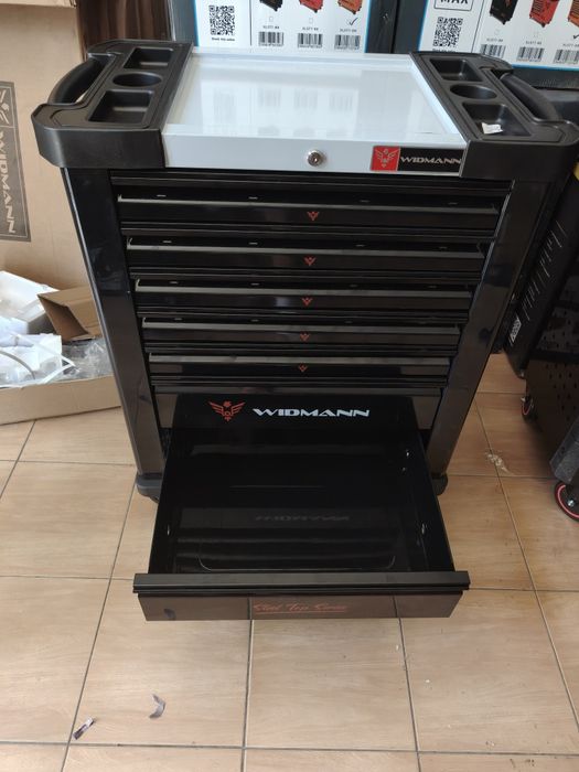 Carrinho de 7/7 gavetas cheias de ferramentas