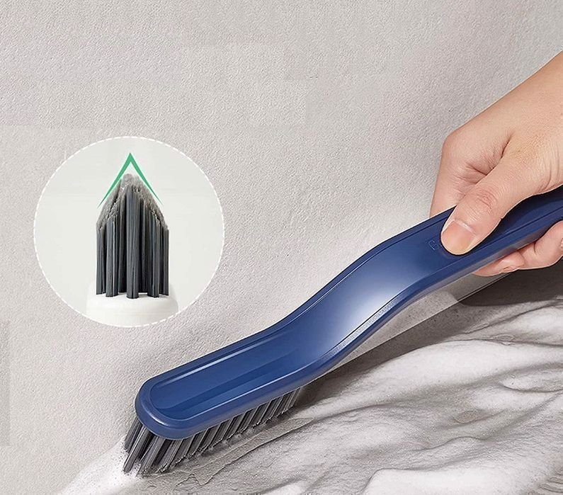 Zestaw 2 szczotek na długiej rączce i szczypce 2w1