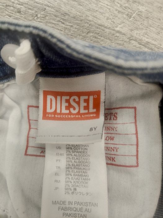 Jeansy DIESEL Kids 1979-J r. 128 / 132 (8 lat) • STAN IDEALNY • Jak NOWE!
