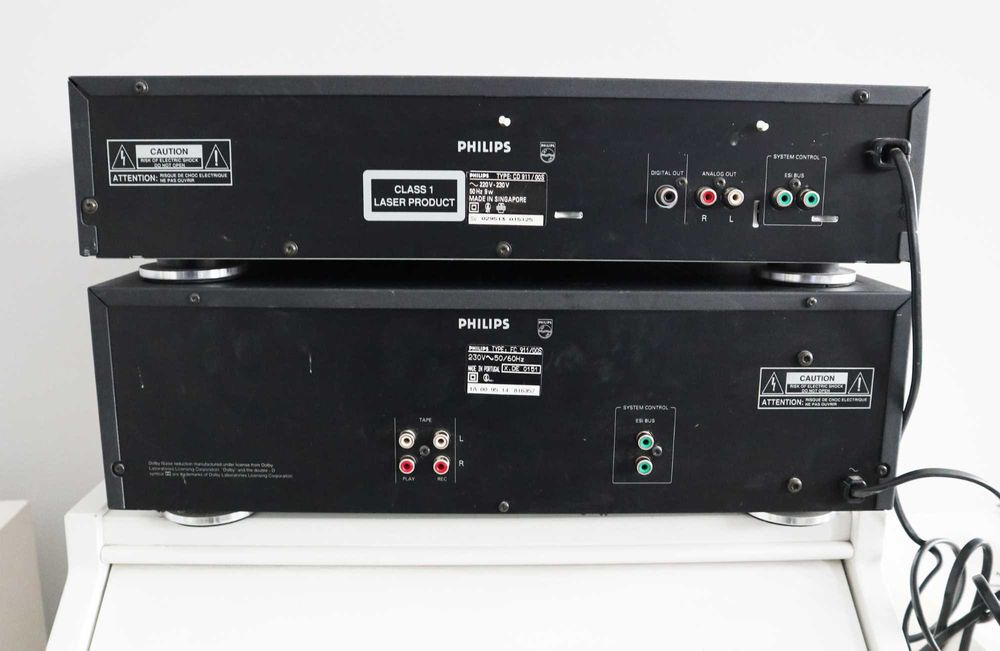 Стойка CD проигрыватель PHILIPS CD-911 Кассетная дека PHILIPS FC-911