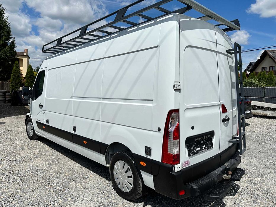 Bagażnik dachowy z rolką, platforma z drabiną do Renault Master L3H2