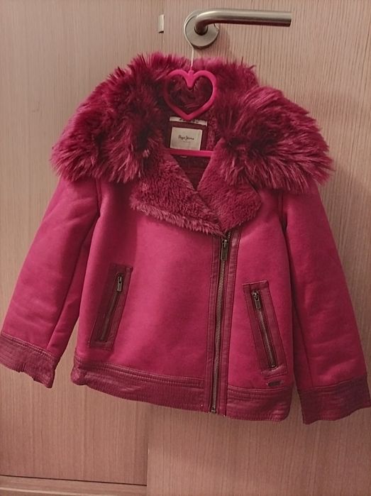 Casaco de criança vermelho