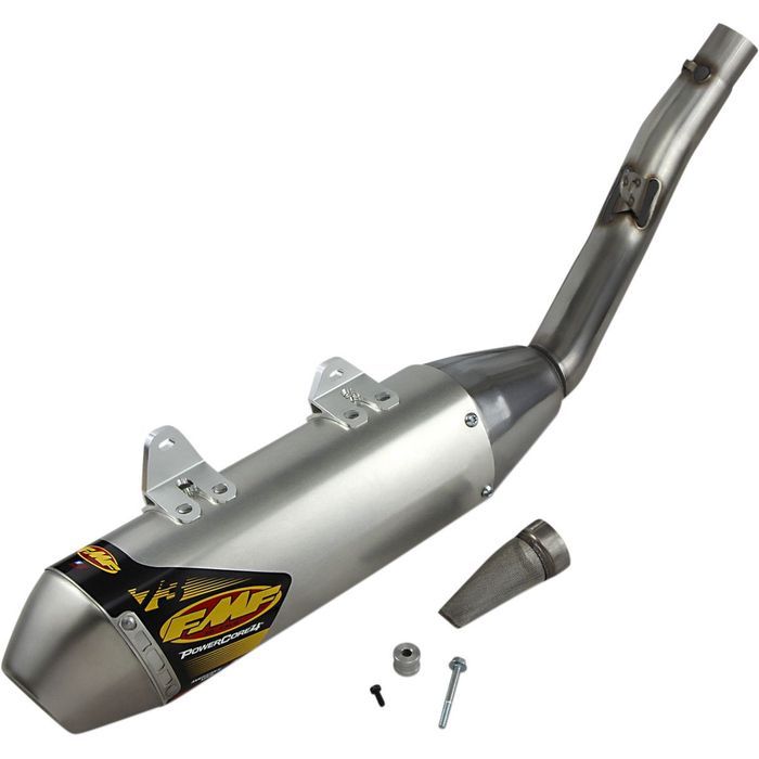 ponteira de escape fmf powercore 4 hex slip-on muffler aluminum