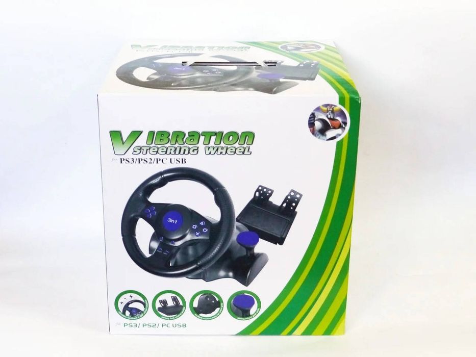 Продам игровой руль vibration steering wheel