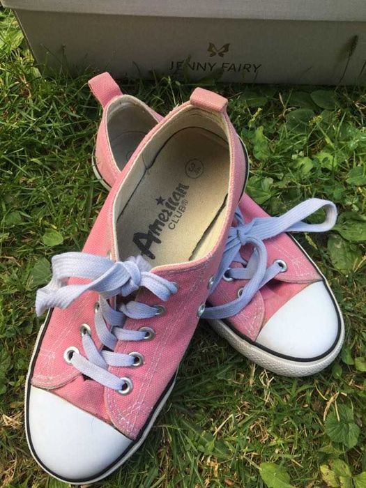 rozowe trampki jak na zdjeciu rozmiar 34