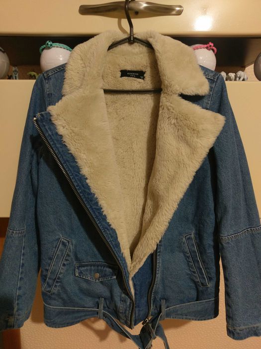 ‼️ Женская утепленная джинсовая куртка шерпа от Reserved