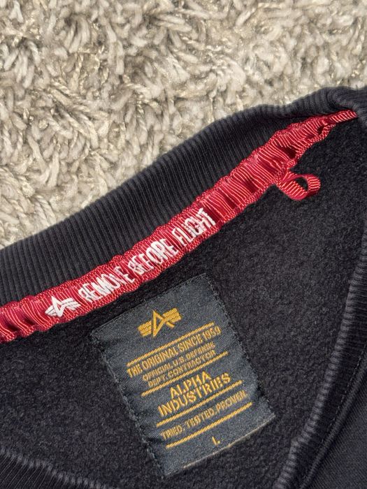 Світшот лонгслив лонг ALPHA INDUSTRIES новий new!!!