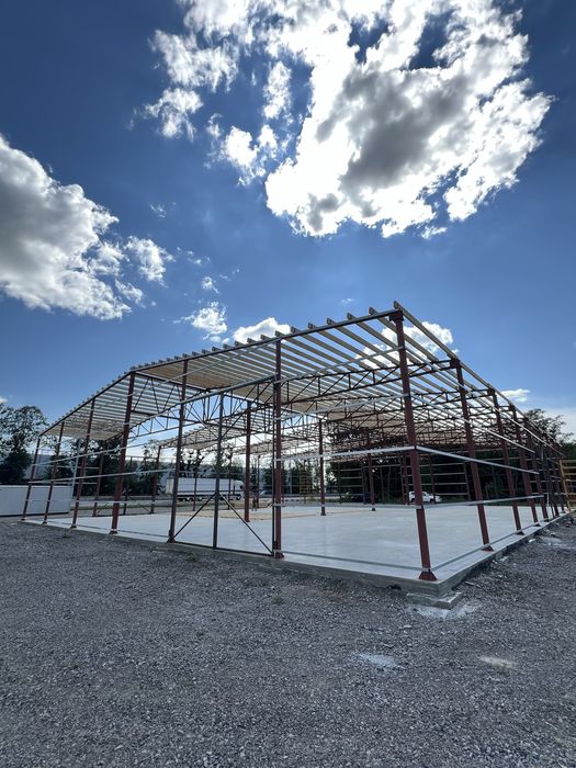 Ангар під ключ ціна 2900 гр за 1м2