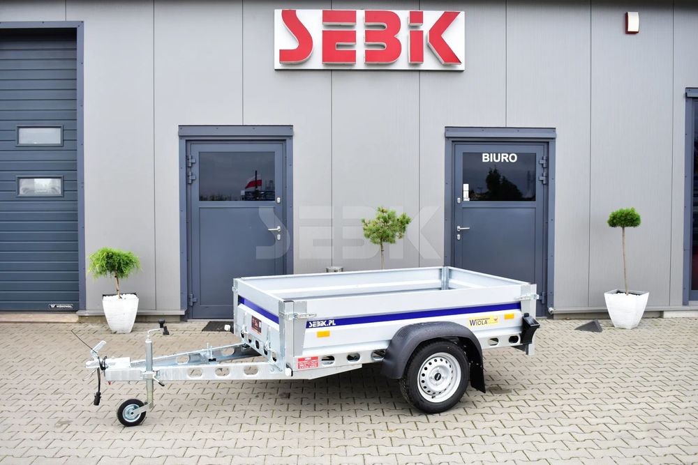 Wiola Mocna spawana przyczepa WIOLA KUJAWIAK 204 x 122 DMC 750 kg.  Super mocna, spawana przyczepa do domu i firmy z dostawa.