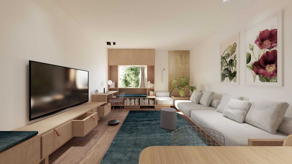 Imagens 3D Arquitetura exteriores e interiores