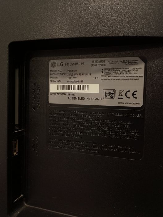 Televisão LG 24 polegadas