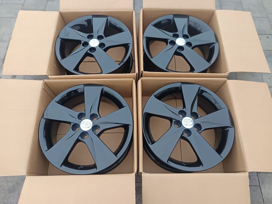 Felgi 16 5x100 Toyota  Corolla Yaris Celica MAtrix Prius Nowe Czarne | #T2