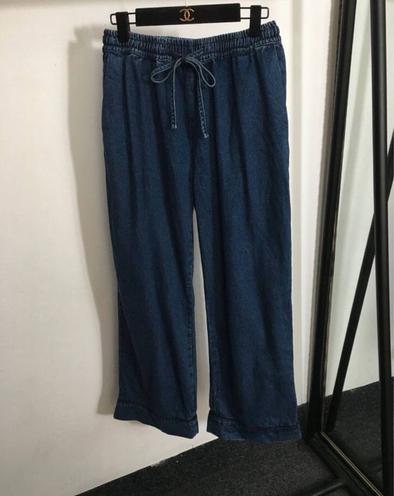 Жіночий джинсовий костюм жакет та джинси