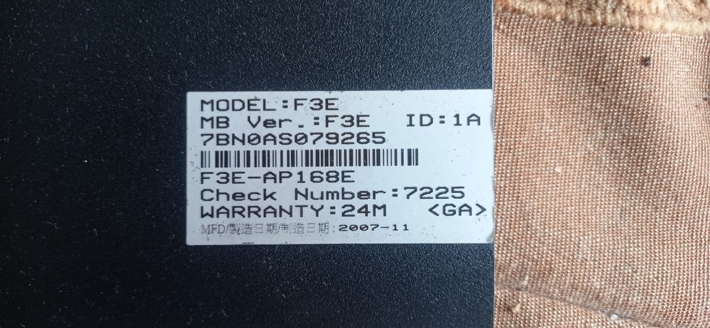 ASUS F3 Motherboard – Motherboard Only64409319436289124