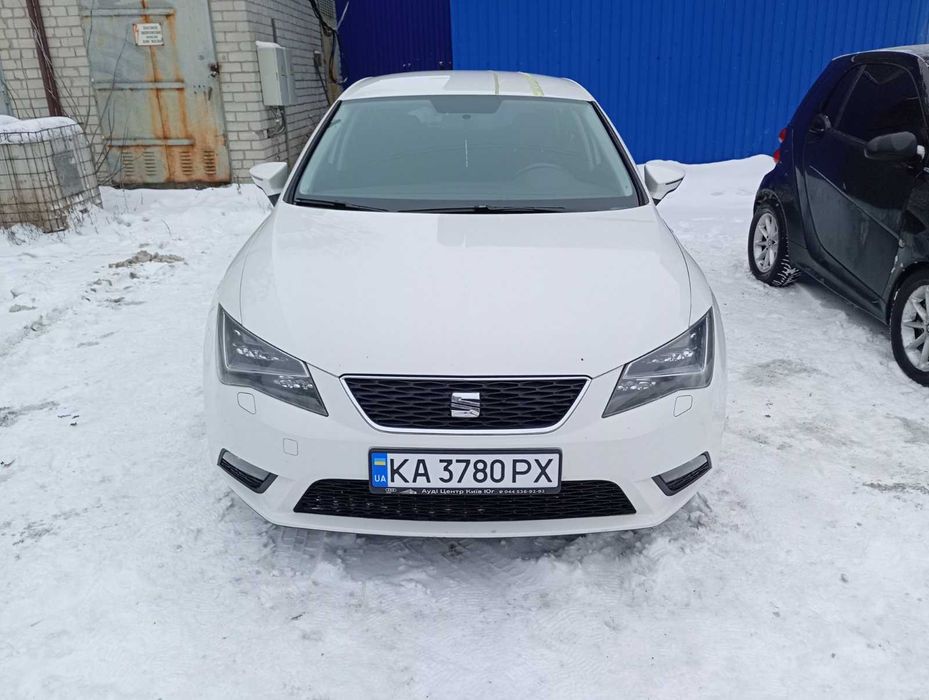 Seat Leon 3 III 2015г F5 1.4 tsi AT DSG white белый