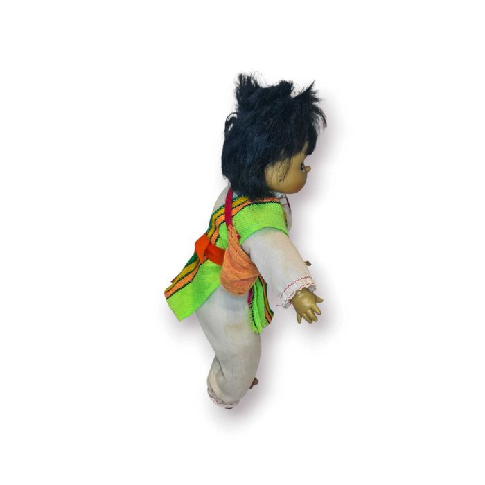 Boneco Mexicano Antigo Artesanal – 32 cm (Traje Tradicional / Coleção)