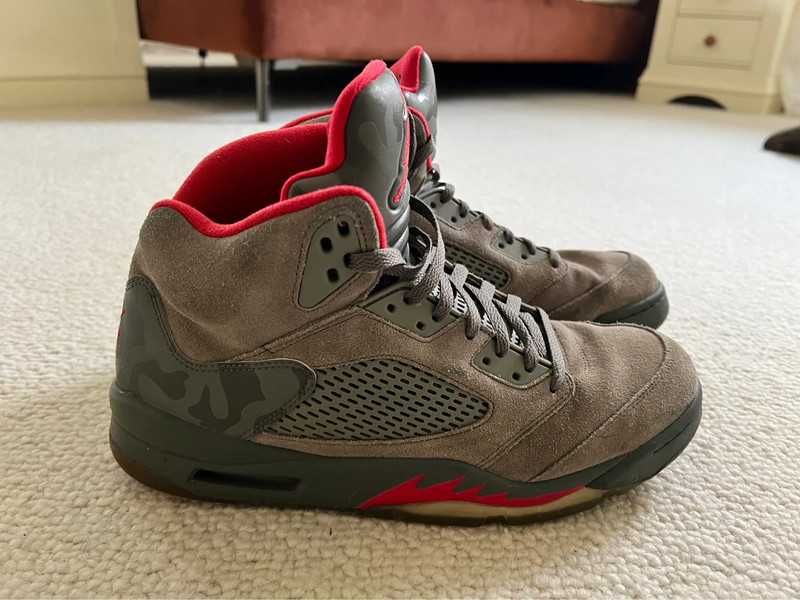 Jordan 5 Retro Dark Stucco Red
