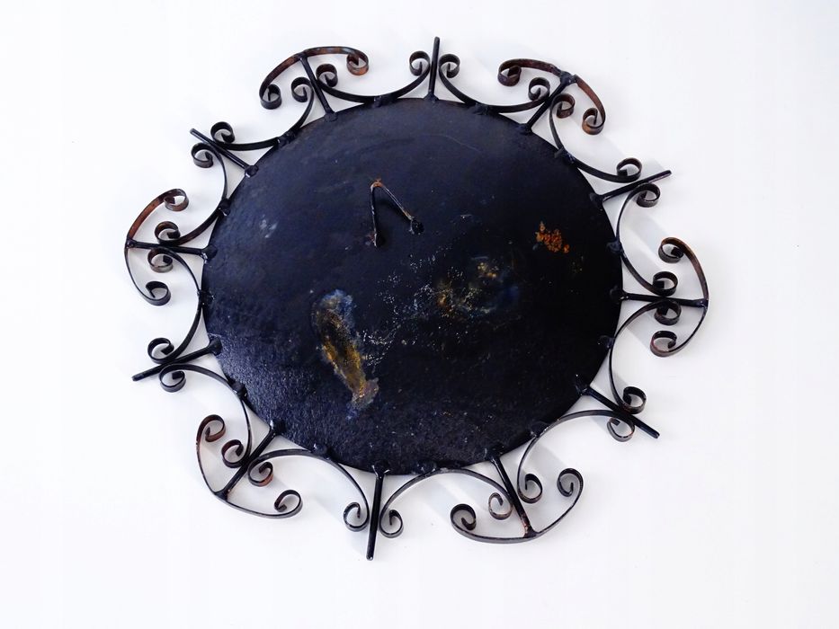 metaloplastyka plakieta ozdoba ścienna lata 60/70