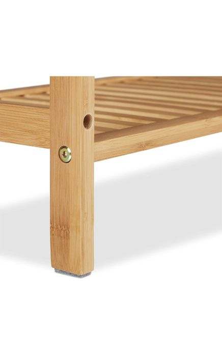 Banbusowa ławka na buty