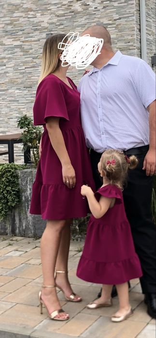 Zestaw sukienek mama i córka