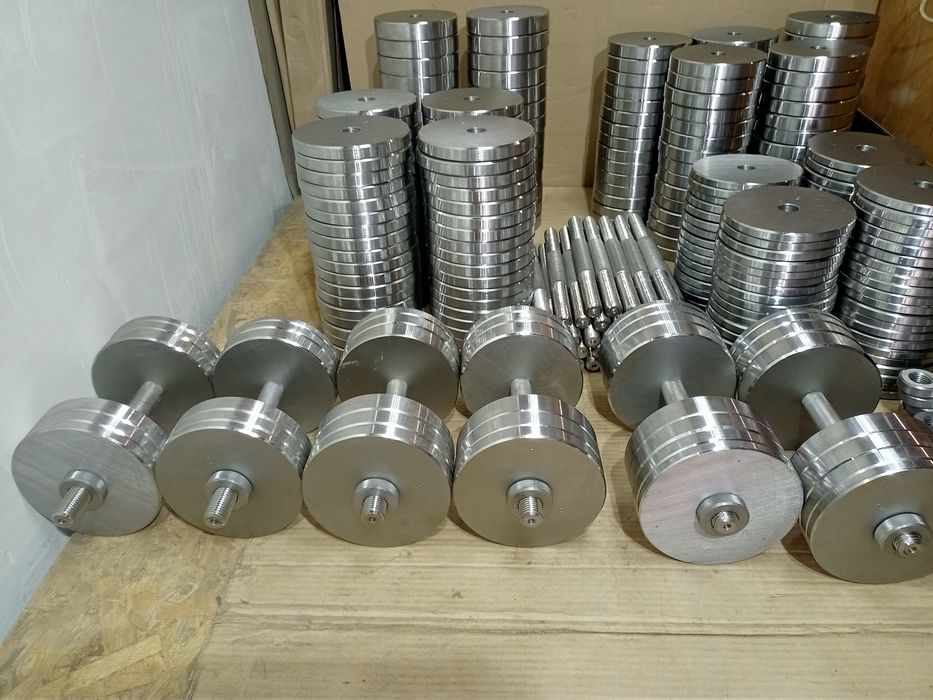 Гантели наборные штанга металлическая гантели разборные