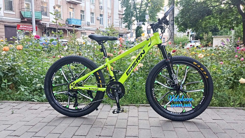 Подростковый велосипед 24" рост 125-150 см, цвет для девочек и мальчиков