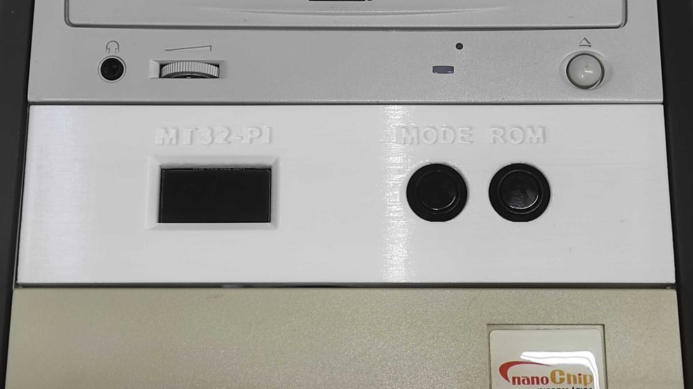 Placa Wavetable Pi MT32PI General MIDI Roland MT-32 com Painel Frontal